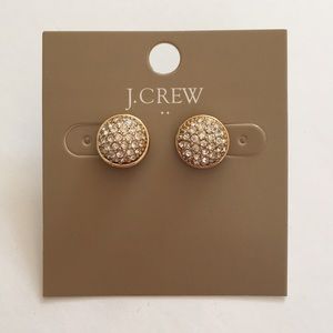 NWT J. Crew sparkle stud earrings